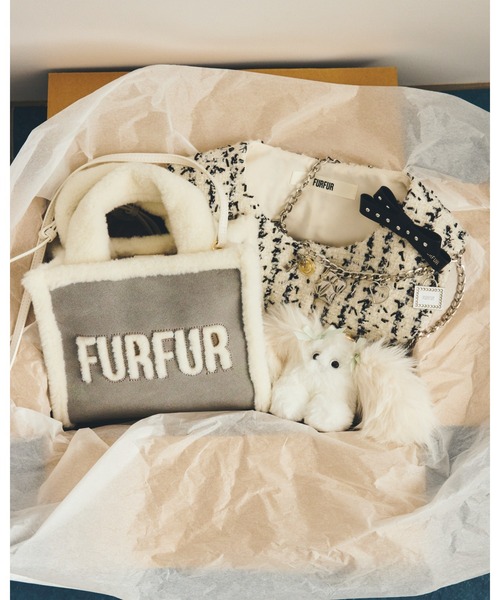 FURFUR(ファーファー)の「FURAPIマスコットチャーム(チャーム・レディース・イエロー/ホワイト/ピンク/ライトブルー・F)」の8枚目の写真