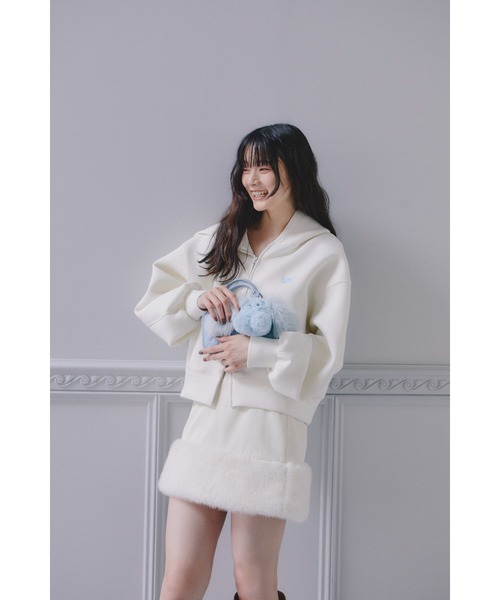 FURFUR(ファーファー)の「FURAPIマスコットチャーム(チャーム・レディース・イエロー/ホワイト/ピンク/ライトブルー・F)」の7枚目の写真