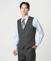 green label relaxing 125 フォーマルセット　ベスト付き green label relaxing ベスト ダブルクロス ペプラム ジレ