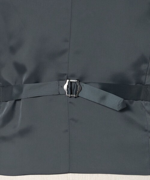 green label relaxing（グリーンレーベルリラクシング）の「REDA サージ スリム 5B スーツベスト（スーツベスト・メンズ・ダークブラウン/ネイビー/ダークグレー/ブラック・50/52/44/48/46/42）」の8枚目の写真