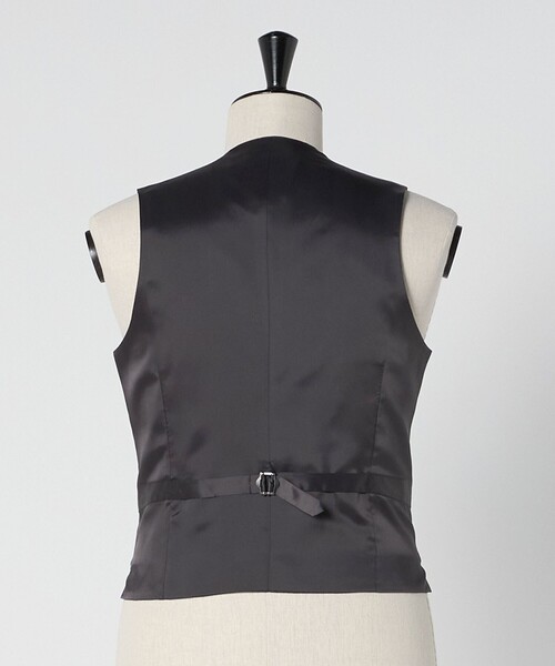 green label relaxing（グリーンレーベルリラクシング）の「REDA サージ スリム 5B スーツベスト（スーツベスト・メンズ・ダークブラウン/ネイビー/ダークグレー/ブラック・50/52/44/48/46/42）」の20枚目の写真