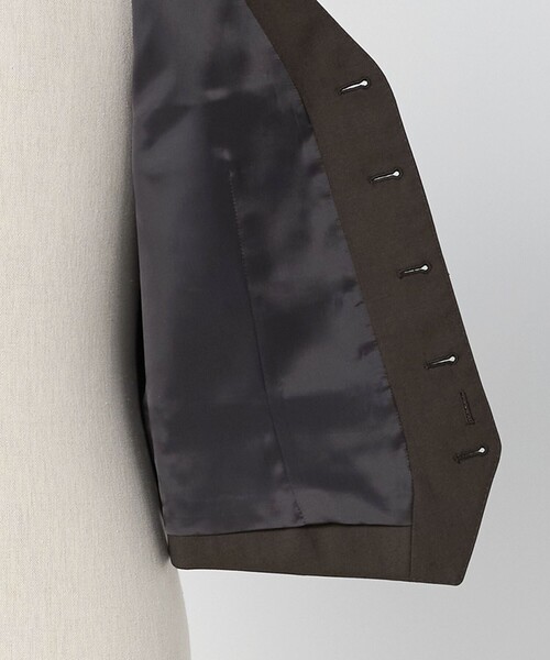 green label relaxing（グリーンレーベルリラクシング）の「REDA サージ スリム 5B スーツベスト（スーツベスト・メンズ・ダークブラウン/ネイビー/ダークグレー/ブラック・50/52/44/48/46/42）」の22枚目の写真