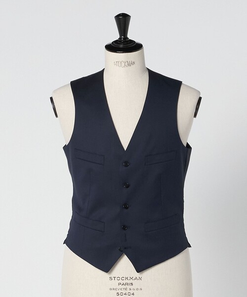 セール】REDA サージ スリム 5B スーツベスト（スーツベスト）｜green