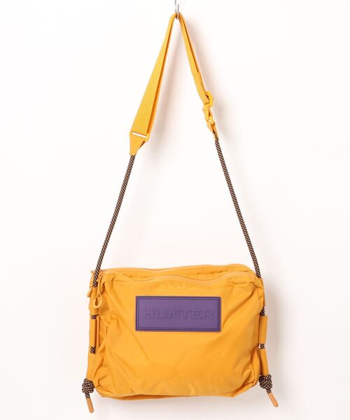 HUNTER(ハンター)の「トラベル リップストップ リサイクル ナイロン サコッシュ(ボディバッグ/ウエストポーチ・レディース・イエロー/パープル・ONE)」の13枚目の写真