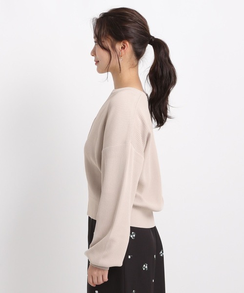 Andemiu(アンデミュウ)の「【リブシリーズ】ZIPカーディガン581461(カーディガン/ボレロ・レディース・グレー/ブラック/グリーン/モカ・FREE)」の20枚目の写真