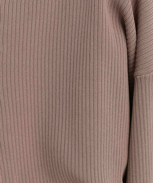 Andemiu(アンデミュウ)の「【リブシリーズ】ZIPカーディガン581461(カーディガン/ボレロ・レディース・グレー/ブラック/グリーン/モカ・FREE)」の6枚目の写真