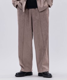 Limited Line Naive Magic（リミテッドラインナイーブマジック）の「【a】〔NAIVE MAGIC〕裏起毛カットスウェード イージーワイドスラックス（スラックス）」