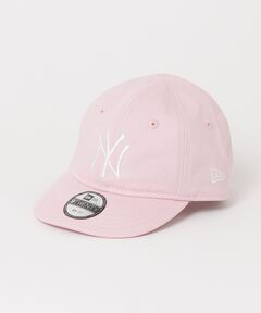 9TWENTY ニューエラ キャップ ピンク × ホワイト 9TWENTY ニューヨーク・ヤンキース ウォッシュドコットン
