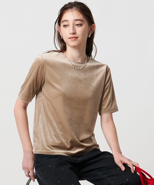 ベロア Tシャツ ウォッシャブル（Tシャツ/カットソー）｜UNITED