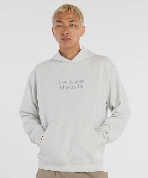 NEW BALANCE（ニューバランス）の「new balance/ニューバランス プルオーバー パーカー スウェット フーディー ロゴ Athletics Classics Hoodie MT53925（パーカー・メンズ・ブラック・L/M）」の9枚目の写真
