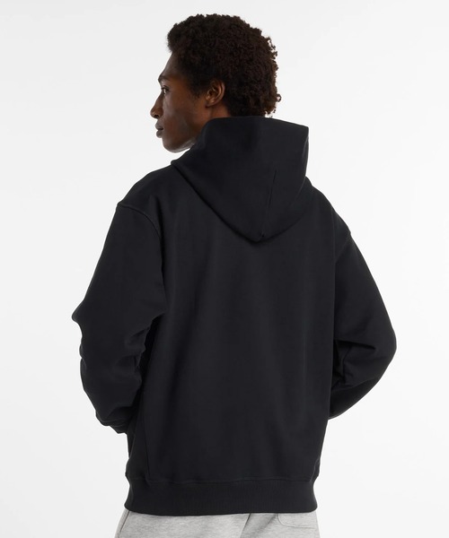 NEW BALANCE（ニューバランス）の「new balance/ニューバランス プルオーバー パーカー スウェット フーディー ロゴ Athletics Classics Hoodie MT53925（パーカー・メンズ・ブラック・L/M）」の4枚目の写真