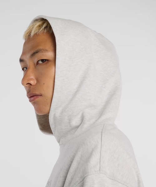 NEW BALANCE（ニューバランス）の「new balance/ニューバランス プルオーバー パーカー スウェット フーディー ロゴ Athletics Classics Hoodie MT53925（パーカー・メンズ・ブラック・L/M）」の13枚目の写真