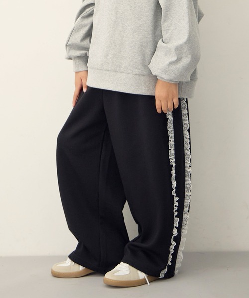 Piet（ピエット）の「レースライン バルーンスウェットパンツ