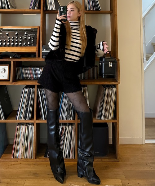 ROYAL PARTY(ロイヤルパーティー)の「ファーベスト(ベスト・レディース・オフホワイト/ブラック/ベージュ・FREE)」の21枚目の写真
