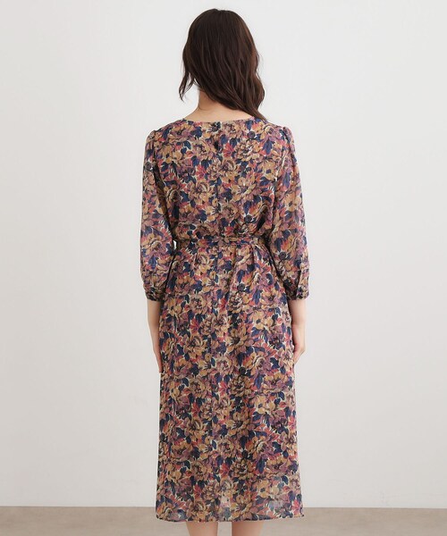 LAURA ASHLEY（ローラアシュレイ）の「【WEB限定カラーあり／洗える／同柄アイテムあり】ケラウェイ柄 ドビーワンピース（ワンピース・レディース・ネイビー系7/レッド系1/オレンジ系1・38/40）」の18枚目の写真