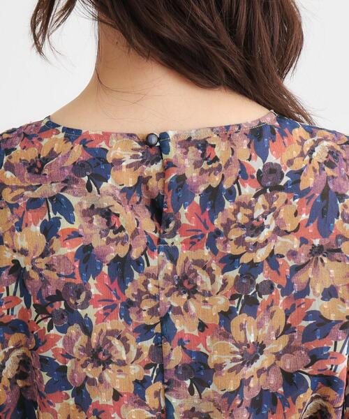 LAURA ASHLEY（ローラアシュレイ）の「【WEB限定カラーあり／洗える／同柄アイテムあり】ケラウェイ柄 ドビーワンピース（ワンピース・レディース・ネイビー系7/レッド系1/オレンジ系1・38/40）」の20枚目の写真