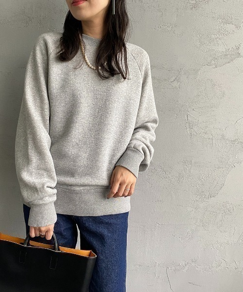 THE SHINZONE（ザ　シンゾーン）の「[THE SHINZONE/ザ シンゾーン] コモンスウェット（スウェット・レディース・グレー/モスグリーン・0）」の5枚目の写真