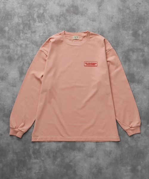 The Endless Summer（エンドレスサマー）の「TES CALIFORNIA PIZZA DINER LONG SLEEVE T-SHIRT / ロンT（Tシャツ/カットソー・メンズ・ライトグレー/ホワイト/ピンク/アイボリー・SMALL/MEDIUM/LARGE/X-LARGE/XX-LARGE）」の19枚目の写真