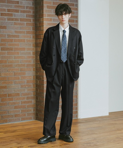 RAGEBLUE（レイジブルー）の「TW/ダブルテーラードジャケット【セットアップ対応】（テーラードジャケット・メンズ・ネイビー/ブラウン/ブラック/ブラック系その他・SMALL/MEDIUM/LARGE）」の7枚目の写真