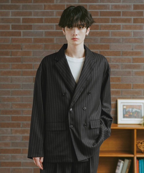 セール】TW/ダブルテーラードジャケット【セットアップ対応