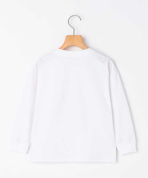 SHIPS(シップス)の「SHIPS KIDS:100~130cm /ファスナー ポケット付き ロング スリーブ Tシャツ(Tシャツ/カットソー・キッズ・ホワイト/ブルー・110/100/120/130)」の3枚目の写真