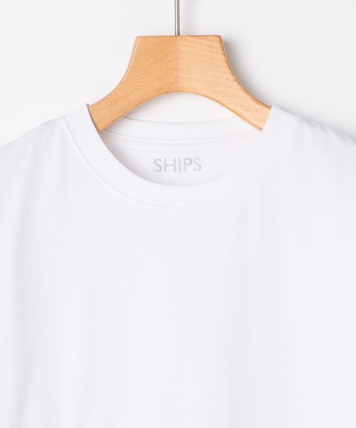 SHIPS(シップス)の「SHIPS KIDS:100~130cm /ファスナー ポケット付き ロング スリーブ Tシャツ(Tシャツ/カットソー・キッズ・ホワイト/ブルー・110/100/120/130)」の4枚目の写真