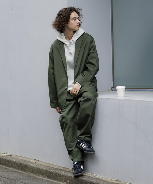 Relax Fit リラックスフィットセットアップ セール】限定展開 Relax Fit リラックスフィット ツイル セットアップ