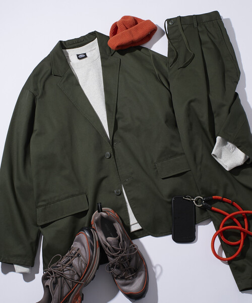 IRAL ギャザーセットアップ セール】限定展開 Relax Fit リラックスフィット ツイル