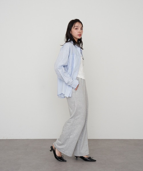 RAY CASSIN(レイカズン)の「【セットアップ対応】胸刺繍ルーズシャツ(シャツ/ブラウス・レディース・アイボリー/ピンク系その他2/ブルー系その他2・FREE)」の15枚目の写真