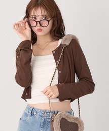 one after another NICE CLAUP | シャーリングインナーセットトップス(アンサンブル)