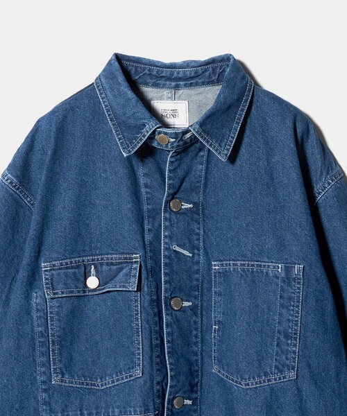 ジャケット・アウター UNITED ARROWS / denim coverall jacket 5500025Y0001_m1_c101.jpg