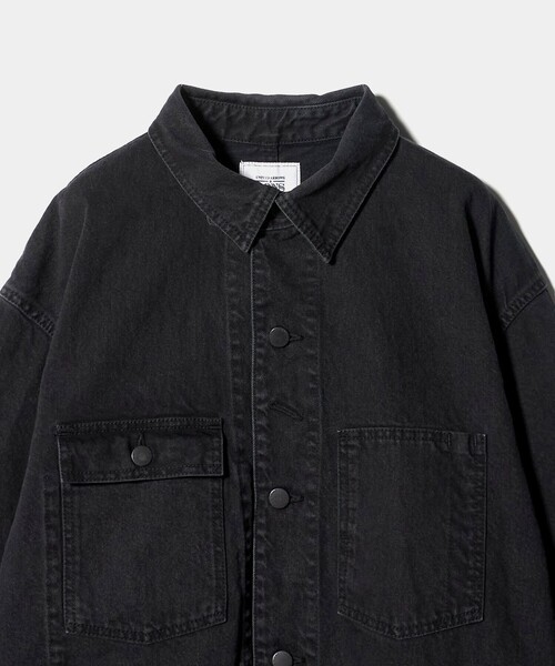 UNITED ARROWS & SONS ダメージ加工デニム　カバーオール UNITED ARROWS & SONS＞ DENIM CHORE COAT 25AW/カバーオール