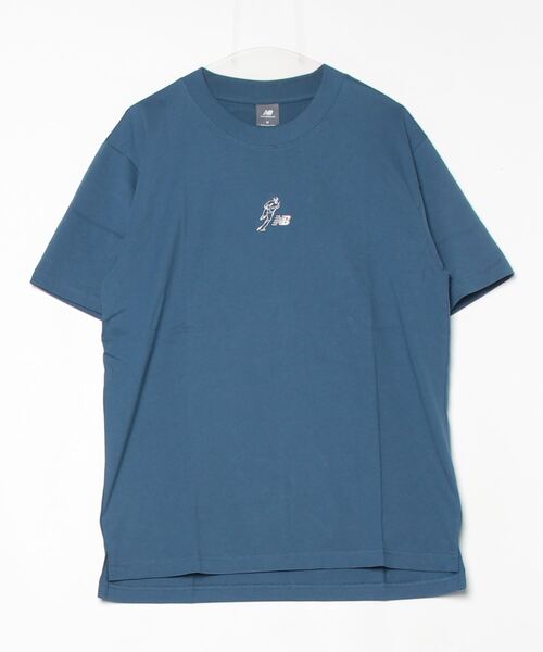 NEW BALANCE(ニューバランス)の「大谷翔平 ヘビーウェイトコットンショートスリーブTシャツ(Tシャツ/カットソー・メンズ・インディゴブルー・SMALL/MEDIUM/X-LARGE/XX-LARGE/LARGE)」の9枚目の写真