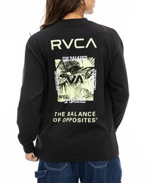 【RVCA/ルーカ】24AW PALM TREE LEAF BOX L/バックプリント長袖ロンT