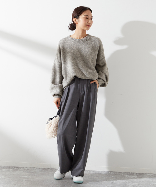 journal standard L'essage（ジャーナルスタンダードレサージュ）の「《追加2》TWINKLEクルーネックプルオーバー（ニット/セーター・レディース・オレンジ系その他/グレー/パープル系その他・FREE）」の16枚目の写真