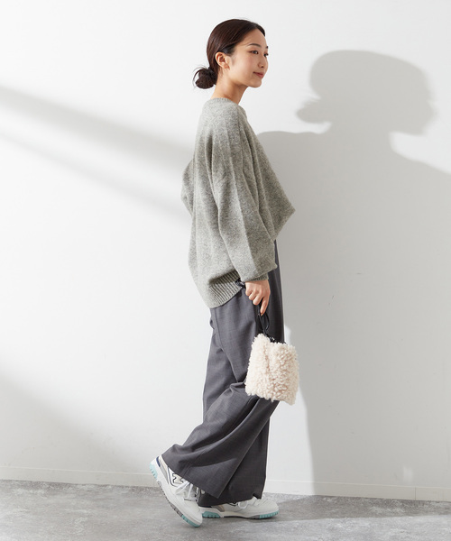 journal standard L'essage（ジャーナルスタンダードレサージュ）の「《追加2》TWINKLEクルーネックプルオーバー（ニット/セーター・レディース・オレンジ系その他/グレー/パープル系その他・FREE）」の17枚目の写真