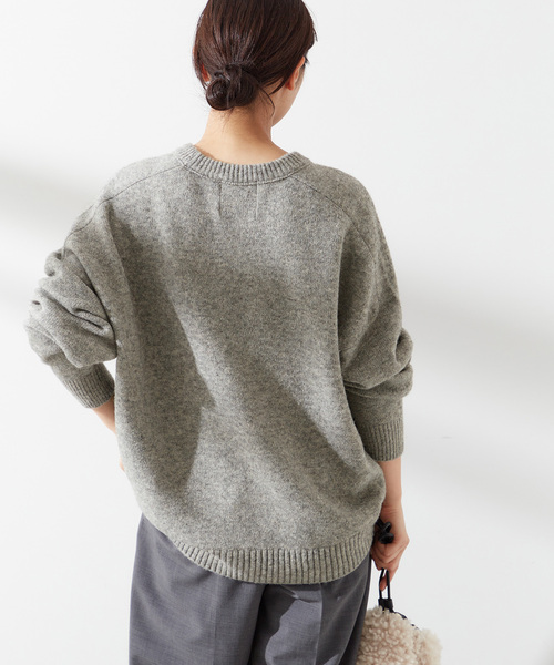 journal standard L'essage（ジャーナルスタンダードレサージュ）の「《追加2》TWINKLEクルーネックプルオーバー（ニット/セーター・レディース・オレンジ系その他/グレー/パープル系その他・FREE）」の19枚目の写真