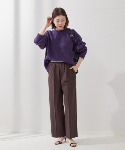 journal standard L'essage（ジャーナルスタンダードレサージュ）の「《追加2》TWINKLEクルーネックプルオーバー（ニット/セーター・レディース・オレンジ系その他/グレー/パープル系その他・FREE）」の22枚目の写真