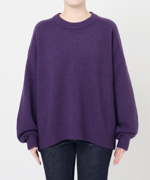 journal standard L'essage（ジャーナルスタンダードレサージュ）の「《追加2》TWINKLEクルーネックプルオーバー（ニット/セーター・レディース・オレンジ系その他/グレー/パープル系その他・FREE）」の12枚目の写真