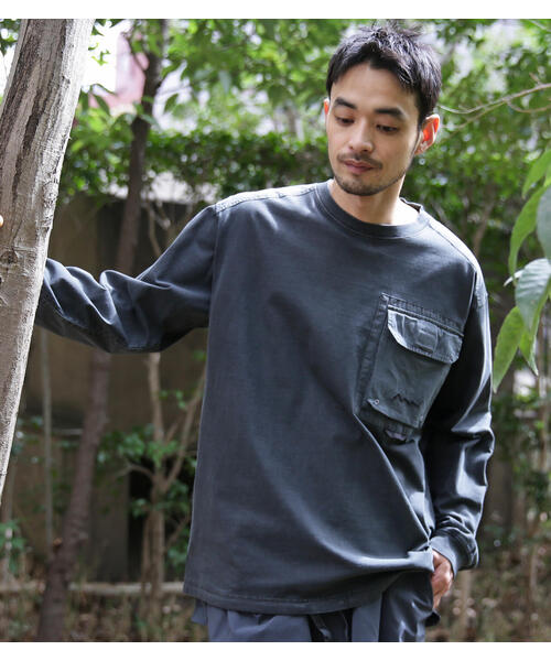 MANASTASH(マナスタッシュ)の「MANASTASH/マナスタッシュ/ARMOR L/S TOP(Tシャツ/カットソー・メンズ・ホワイト/その他3/ブラック・L/M/S/XL)」の1枚目の写真