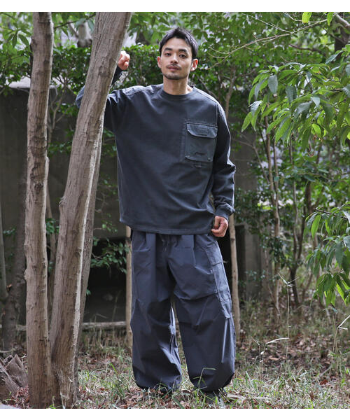 MANASTASH(マナスタッシュ)の「MANASTASH/マナスタッシュ/ARMOR L/S TOP(Tシャツ/カットソー・メンズ・ホワイト/その他3/ブラック・L/M/S/XL)」の6枚目の写真