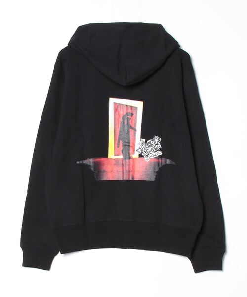 MEDICOM TOY(メディコムトイ)の「MLE × THE オリバーな犬、(GOSH!!) このヤロウ MOVIE "DOORS" HOODIE(パーカー・メンズ・ブラック・X-LARGE/LARGE/MEDIUM/SMALL)」の4枚目の写真