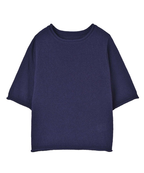 AKTE(アクテ)の「スラブヤーンニットプルオーバー(ニット/セーター・レディース・ベージュ/ネイビー・FREE)」の22枚目の写真