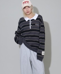 Art re A select（アトリエセレクト）の「【SEQUENZ/シークエンズ】BORDER RUGBY KNIT（ニット/セーター）」