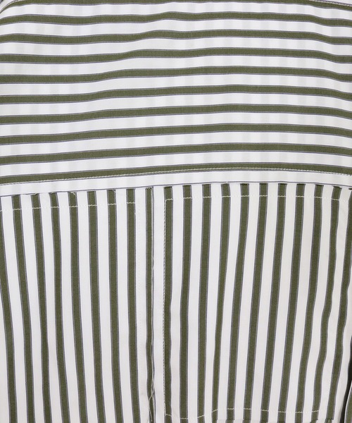 ADAM PATEK(アダムパテック)の「【ADAMPATEK/アダムパテック】James Fabric anarchy shirt アナーキーシャツ(シャツ/ブラウス・メンズ・グリーン/ブルー・1/2)」の13枚目の写真