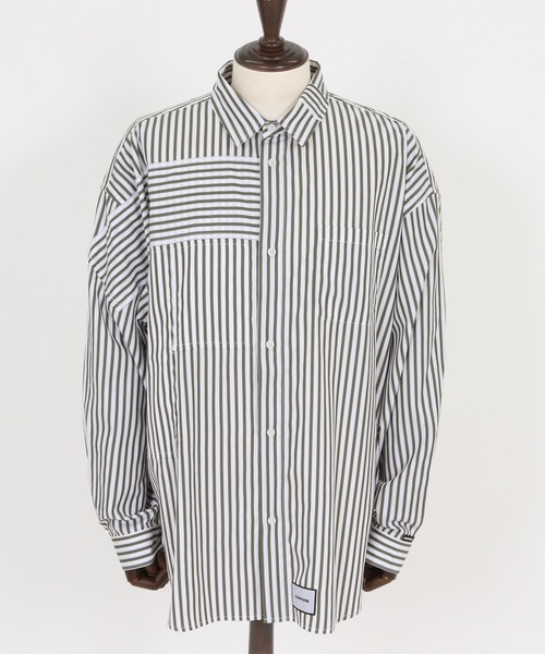 ADAM PATEK(アダムパテック)の「【ADAMPATEK/アダムパテック】James Fabric anarchy shirt アナーキーシャツ(シャツ/ブラウス・メンズ・グリーン/ブルー・1/2)」の16枚目の写真