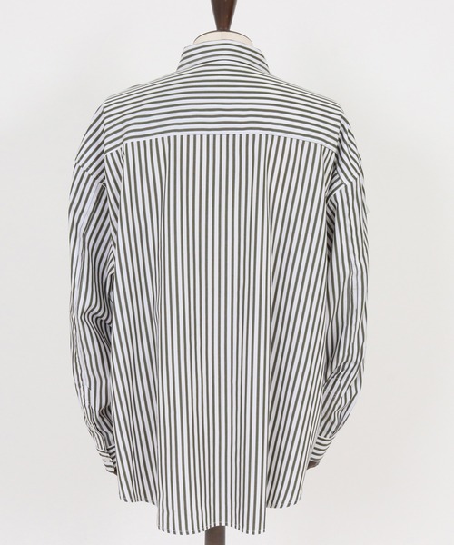 ADAM PATEK(アダムパテック)の「【ADAMPATEK/アダムパテック】James Fabric anarchy shirt アナーキーシャツ(シャツ/ブラウス・メンズ・グリーン/ブルー・1/2)」の9枚目の写真
