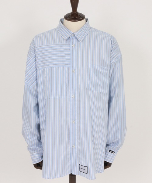 ADAM PATEK(アダムパテック)の「【ADAMPATEK/アダムパテック】James Fabric anarchy shirt アナーキーシャツ(シャツ/ブラウス・メンズ・グリーン/ブルー・1/2)」の11枚目の写真