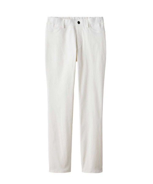 Tuche(トゥシェ)の「Tuche/トゥシェ ストレートパンツ レーヨン混裏起毛 ストレッチ(その他パンツ・レディース・ブラック/オフホワイト/チャコールグレー/ダークネイビー・MEDIUM/LARGE/X-LARGE)」の2枚目の写真