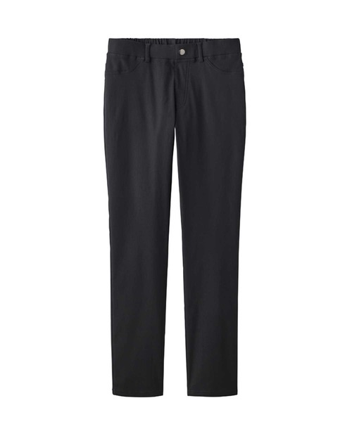 Tuche(トゥシェ)の「Tuche/トゥシェ ストレートパンツ レーヨン混裏起毛 ストレッチ(その他パンツ・レディース・ブラック/オフホワイト/チャコールグレー/ダークネイビー・MEDIUM/LARGE/X-LARGE)」の3枚目の写真
